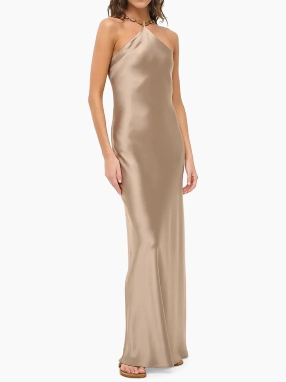 STAUD Cadence Maxi Dress in Dune - Picture 3 of 4